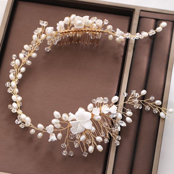 new fashion wedding hair accessories ladies rhinestone rearl flower both ends hair comb handmade bride prom headwear jewelrydio chan contact, White;golden
new fashion wedding hair accessories ladies rhinestone rearl flower both ends hair comb handmade bride prom headwear jewelrydio chan contact, White;golden