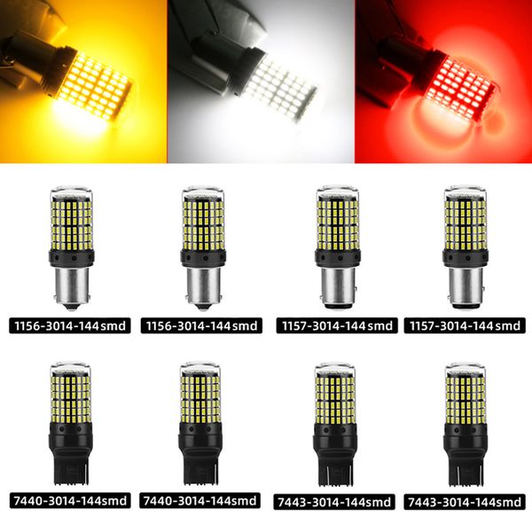 car transparent shell canbus wide voltage 3014 144smd led blubs no error 1156 1157 7440 7443 led lamps for turn signal light brake light
car transparent shell canbus wide voltage 3014 144smd led blubs no error 1156 1157 7440 7443 led lamps for turn signal light brake light