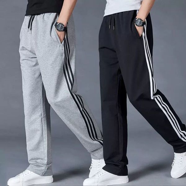 spring and autumn men's three bar thin sports pants straight casual pants cotton pants men's loose and bulky overalls, Black
spring and autumn men's three bar thin sports pants straight casual pants cotton pants men's loose and bulky overalls, Black