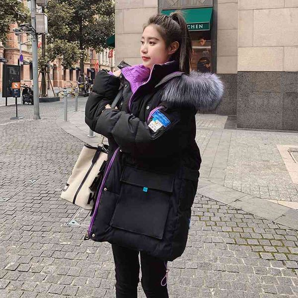 parker down cotton padded clothes women's middle and long 2021 winter new junior high school students' large wool, Black
parker down cotton padded clothes women's middle and long 2021 winter new junior high school students' large wool, Black