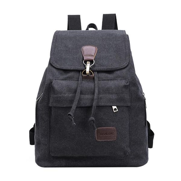 backpack vintage canvas schoolbag fashion racksacks casual large capacity travel for boys girls (black)
backpack vintage canvas schoolbag fashion racksacks casual large capacity travel for boys girls (black)