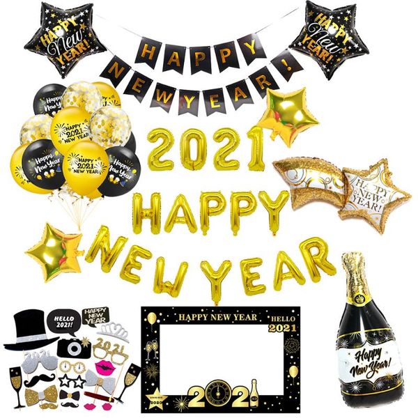 2021 happy new year foil balloon black bottle helium globos paper p frame christmas decoration for home background xmas gift
2021 happy new year foil balloon black bottle helium globos paper p frame christmas decoration for home background xmas gift