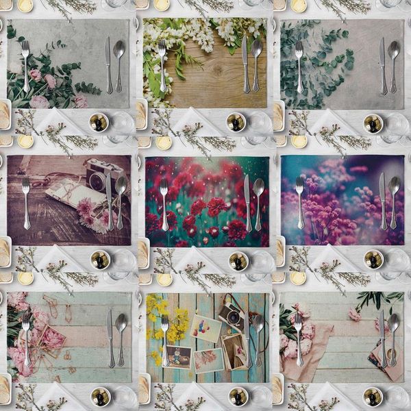 mats & pads 1 pcs retro flowers pattern kitchen placemat table mat cotton linen pad dish cup 40*30cm
mats & pads 1 pcs retro flowers pattern kitchen placemat table mat cotton linen pad dish cup 40*30cm