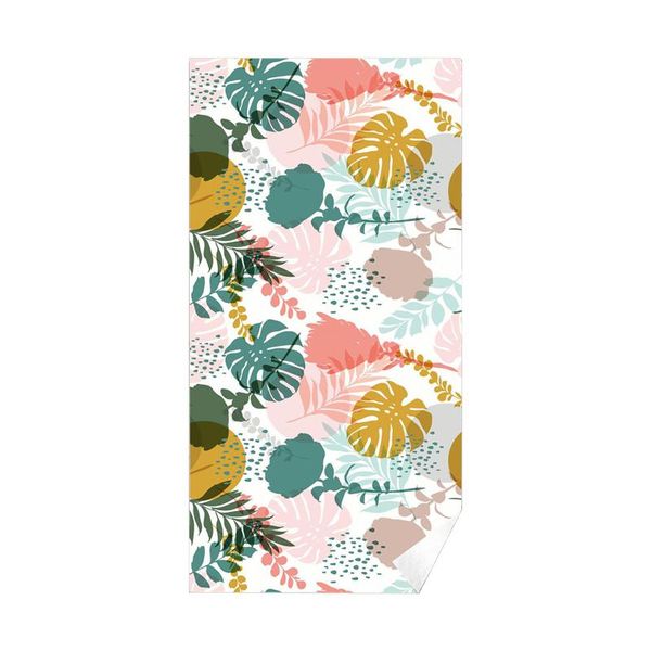 women's swimwear fashion design colored leaves print beach towel tropical mood soft quick drying bath outdoor accessories, White;black
women's swimwear fashion design colored leaves print beach towel tropical mood soft quick drying bath outdoor accessories, White;black
