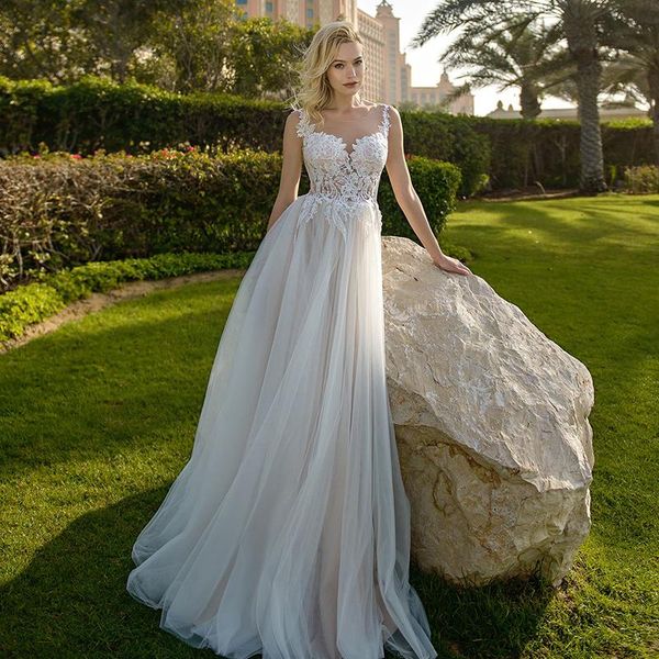 other wedding dresses graceful sleeveless 2021 scoop backless lace applique tulle garden open back bridal gowns a-line robe de mariee, White
other wedding dresses graceful sleeveless 2021 scoop backless lace applique tulle garden open back bridal gowns a-line robe de mariee, White