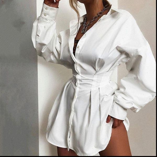 womens long sleeve lapel collar boyfriend style white blouse dress high waist underbust corset waist shaper oversized tunic
womens long sleeve lapel collar boyfriend style white blouse dress high waist underbust corset waist shaper oversized tunic