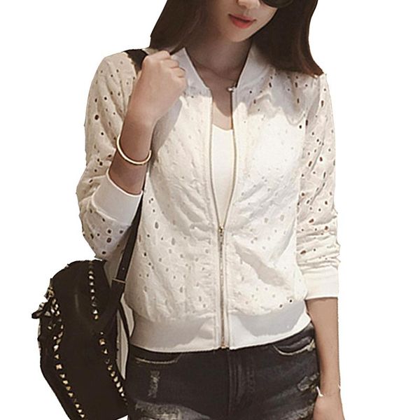 women's jackets 2021 summer women bomber jacket coats thin cardigan hollow out zipper short office casual female clothing, Black;brown
women's jackets 2021 summer women bomber jacket coats thin cardigan hollow out zipper short office casual female clothing, Black;brown