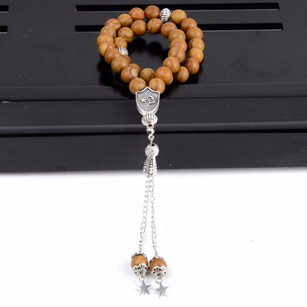 charm bracelets islamic jewelry 8mm natural round bead wood jaspers beads 33 rosary bracelet women men muslim daily prayer jewellry handmade, Golden;silver
charm bracelets islamic jewelry 8mm natural round bead wood jaspers beads 33 rosary bracelet women men muslim daily prayer jewellry handmade, Golden;silver