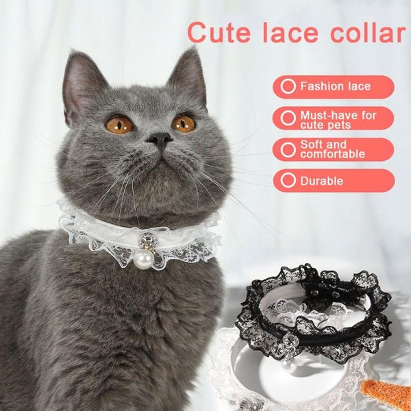 cat collars & leads pu leather adjustable collar with bell puppy kitty necklace black white lace pet small medium dog
cat collars & leads pu leather adjustable collar with bell puppy kitty necklace black white lace pet small medium dog