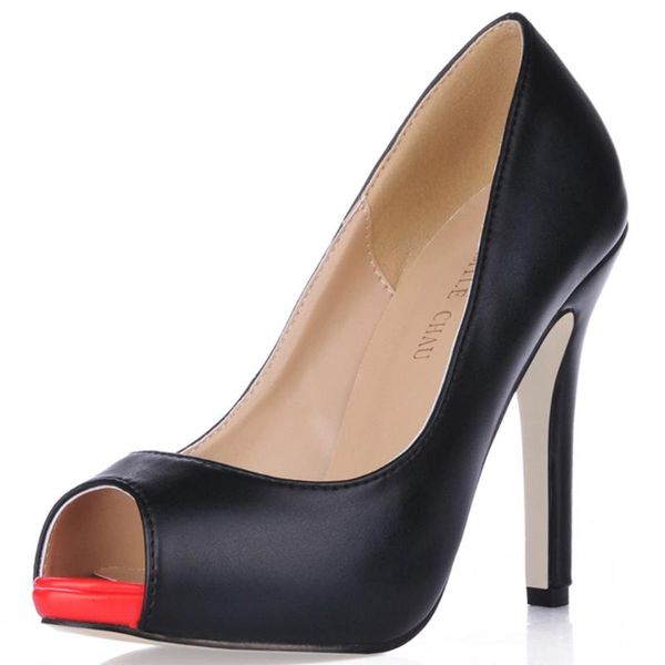 dress shoes ladies office party high heel peep toe stiletto women pumps chaussure escarpins femmes talon haut aiguille bout ouvert yjt4, Black
dress shoes ladies office party high heel peep toe stiletto women pumps chaussure escarpins femmes talon haut aiguille bout ouvert yjt4, Black