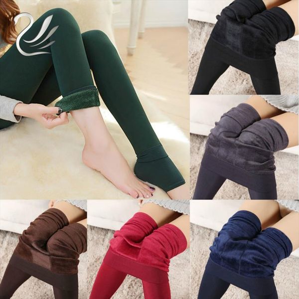 fashion three kinds winter women legging thick warm fleece lined thermal stretchy leggings pants, Black
fashion three kinds winter women legging thick warm fleece lined thermal stretchy leggings pants, Black