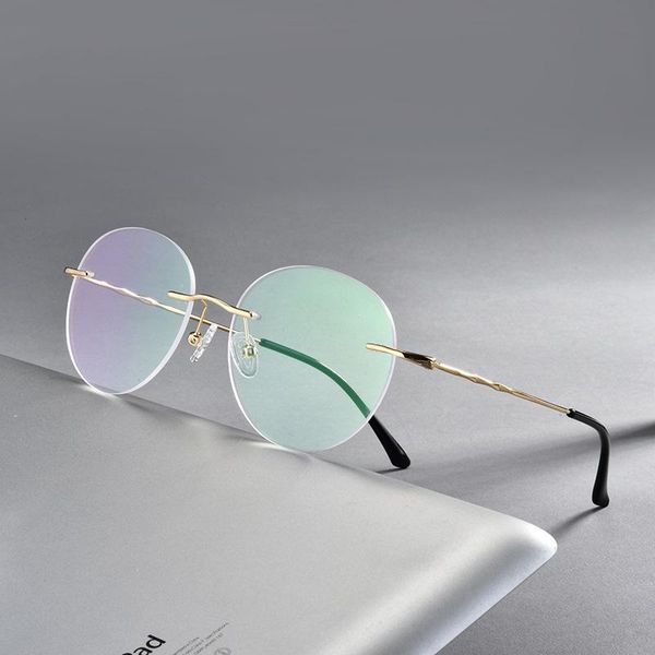 fashion sunglasses frames round rimless plastic frame glasses for man and woman super light retro eyewears myopia spectacles, Black
fashion sunglasses frames round rimless plastic frame glasses for man and woman super light retro eyewears myopia spectacles, Black