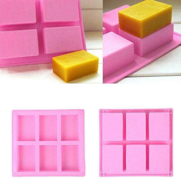 craft tools 6 cavity square silicone mold supplies pudding candy decorating handmade soap mould candle r0t2
craft tools 6 cavity square silicone mold supplies pudding candy decorating handmade soap mould candle r0t2