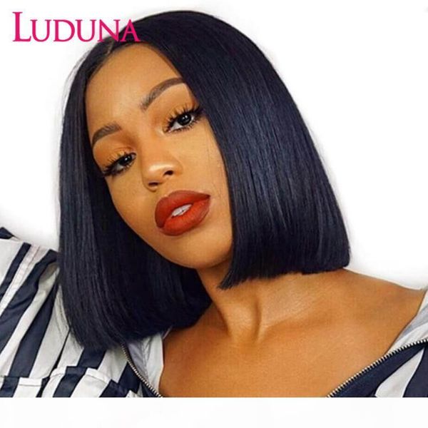 luduna straight lace closure wigs 4x4 lace closure wig short human hair bob wigs brazilian remy hair 150% wig for women, Black;brown
luduna straight lace closure wigs 4x4 lace closure wig short human hair bob wigs brazilian remy hair 150% wig for women, Black;brown