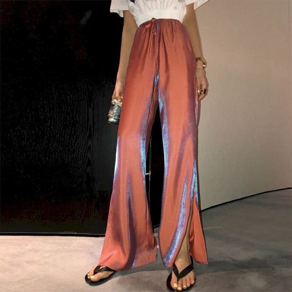 women's pants & capris high waist and wide leg pants, lighting casual split street feeling, summer, 2021, Black;white
women's pants & capris high waist and wide leg pants, lighting casual split street feeling, summer, 2021, Black;white