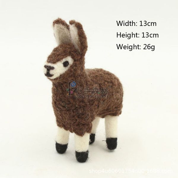 wool felt alpaca ornaments animal dolls children's toys with overseas characteristics, Blue
wool felt alpaca ornaments animal dolls children's toys with overseas characteristics, Blue
