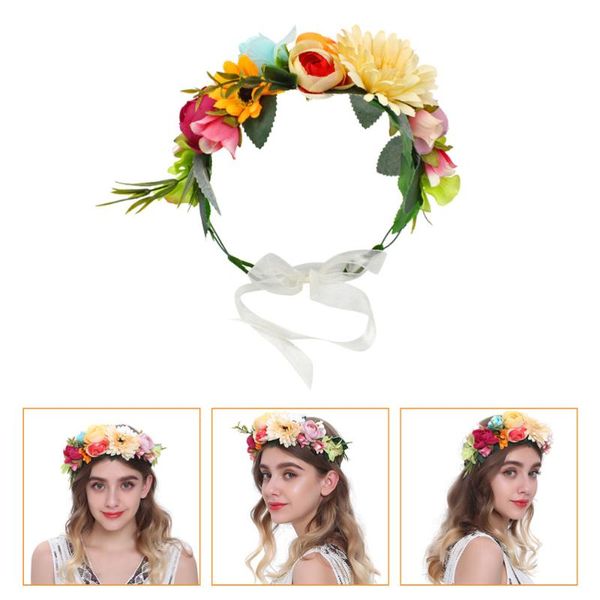 decorative flowers & wreaths 1 pc simulate wreath hair decor rose flower headband wedding headdress
decorative flowers & wreaths 1 pc simulate wreath hair decor rose flower headband wedding headdress