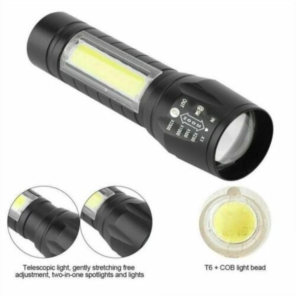 flashlights torches led portable t6 cob waterproof usb rechargeable energy efficiency high brightness light camping cycling hikin
flashlights torches led portable t6 cob waterproof usb rechargeable energy efficiency high brightness light camping cycling hikin