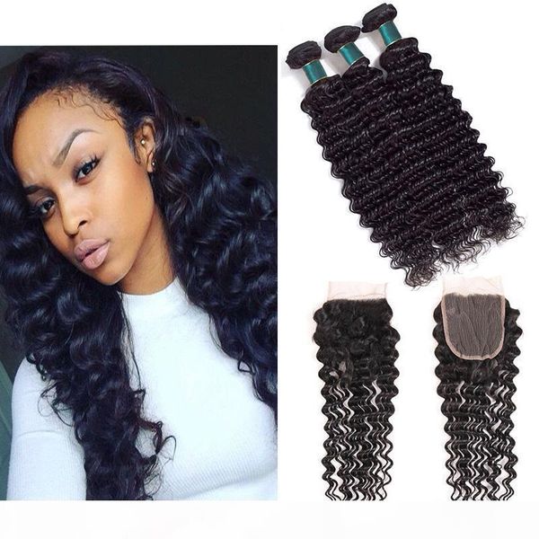 brazilian deep wave with closure hair bundles with 4*4 closure 3 bundles brazilian virgin hair with closure unprocessed human hair weaves, Black
brazilian deep wave with closure hair bundles with 4*4 closure 3 bundles brazilian virgin hair with closure unprocessed human hair weaves, Black