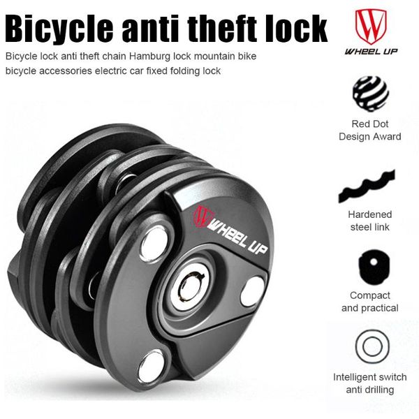 bike locks foldable lock with 3 keys hamburg-lock alloy anti-theft strong security 26-section mount bracket chain
bike locks foldable lock with 3 keys hamburg-lock alloy anti-theft strong security 26-section mount bracket chain