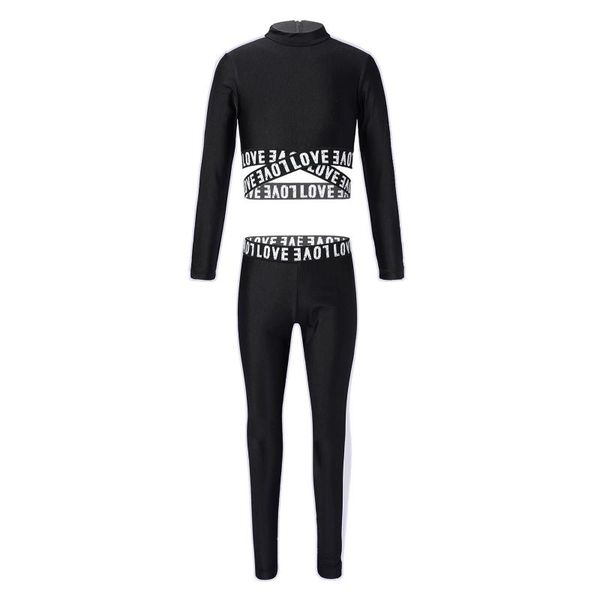 clothing sets kids girls clothes fashion letter print long sleeve sport tanks crop with leggings workout gym dance outfit 6-14 y, White
clothing sets kids girls clothes fashion letter print long sleeve sport tanks crop with leggings workout gym dance outfit 6-14 y, White