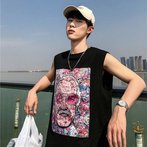 2021 new summer men' sleeveless vest bodybuliding singlets round neck mens waistcoat bodybuilding clothing tank fitness 1ms4, White;black
2021 new summer men' sleeveless vest bodybuliding singlets round neck mens waistcoat bodybuilding clothing tank fitness 1ms4, White;black