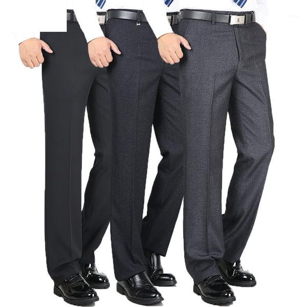 men's suits & blazers fashion thicken men dress pants classic business casual straight trousers loose suit waist pantalon, White;black
men's suits & blazers fashion thicken men dress pants classic business casual straight trousers loose suit waist pantalon, White;black