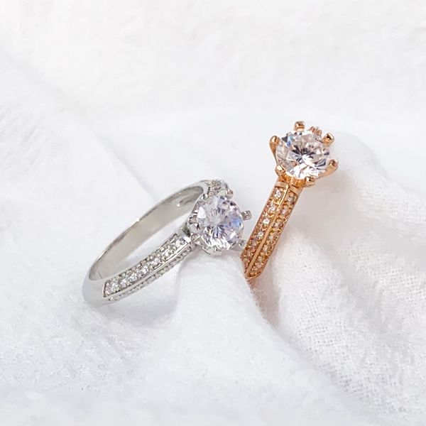 promise eternal love bridal wedding rings for woman plated 18k prong setting zircon iced out ring fashion engagement jewelry women 2 colors, Slivery;golden
promise eternal love bridal wedding rings for woman plated 18k prong setting zircon iced out ring fashion engagement jewelry women 2 colors, Slivery;golden