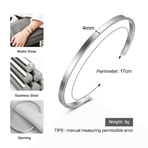 bangle 20pcs/design customize personalised gifts id bangles for lovers' engrave name stainless steel mantra bracelets &, Black
bangle 20pcs/design customize personalised gifts id bangles for lovers' engrave name stainless steel mantra bracelets &, Black