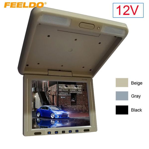 car video feeldo dc12v 11.3" roof mounted tft lcd monitor 2-way input 11.3 inches flip down bus truck 3-color #1285
car video feeldo dc12v 11.3" roof mounted tft lcd monitor 2-way input 11.3 inches flip down bus truck 3-color #1285