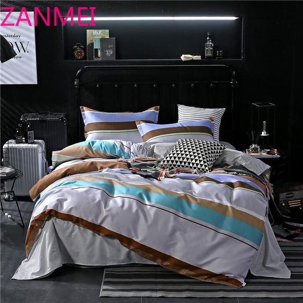 2021 stripe bedding sets duvet cover boys bed sheets pillowcases twin king quilt comforter cover fashion luxury bedclothes
2021 stripe bedding sets duvet cover boys bed sheets pillowcases twin king quilt comforter cover fashion luxury bedclothes