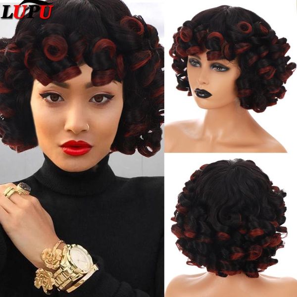 synthetic wigs lupu afro kinky curly with bangs for black women african heat resistant ombre pink short hair cosplay
synthetic wigs lupu afro kinky curly with bangs for black women african heat resistant ombre pink short hair cosplay
