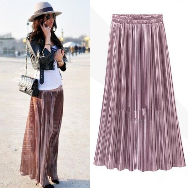 skirts midi pleated metallic color shinny long casual daily skirt for women colorful party street clothes, Black
skirts midi pleated metallic color shinny long casual daily skirt for women colorful party street clothes, Black