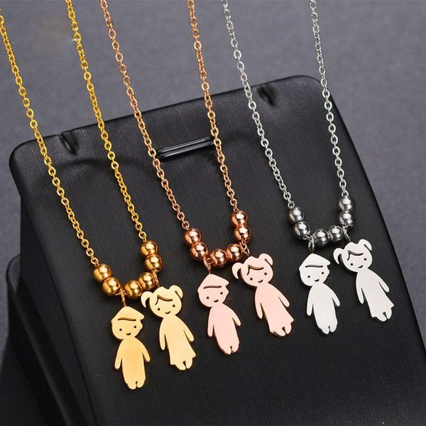 pendant necklaces stainless steel son daughter twins necklace children loving family jewelry gifts for mom father, Silver
pendant necklaces stainless steel son daughter twins necklace children loving family jewelry gifts for mom father, Silver
