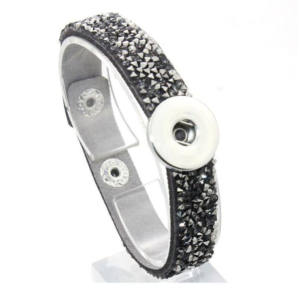 21 cm 6 color leather bracelets fit 18mm snap jewelry button leather women rhinestones bracelet snap button jewer jllsiy, Golden;silver
21 cm 6 color leather bracelets fit 18mm snap jewelry button leather women rhinestones bracelet snap button jewer jllsiy, Golden;silver