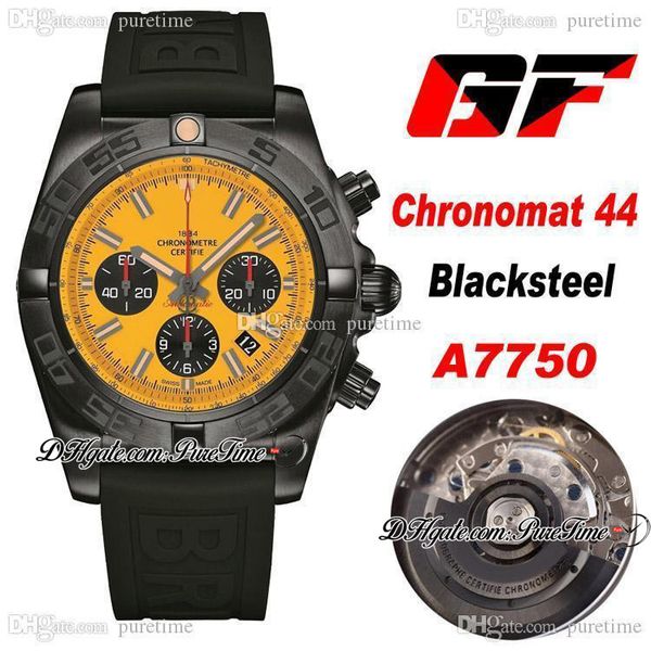 gf chronomat 44mm blacksteel special edition mb0111c3 eta a7750 automatic chronograph mens watch pvd steel yellow black dial rubber puretime, Slivery;brown
gf chronomat 44mm blacksteel special edition mb0111c3 eta a7750 automatic chronograph mens watch pvd steel yellow black dial rubber puretime, Slivery;brown