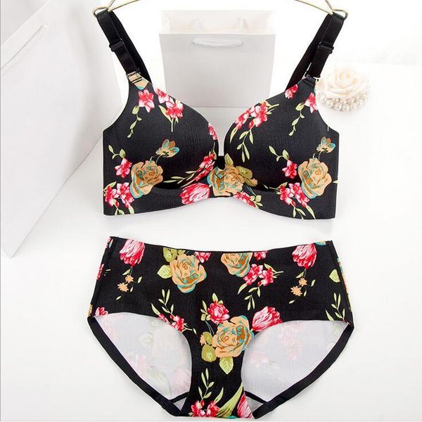 bras sets baharcelin seamless wire women 3/4 cup push up bra printed floral vintage romantic underwear set, Red;black
bras sets baharcelin seamless wire women 3/4 cup push up bra printed floral vintage romantic underwear set, Red;black