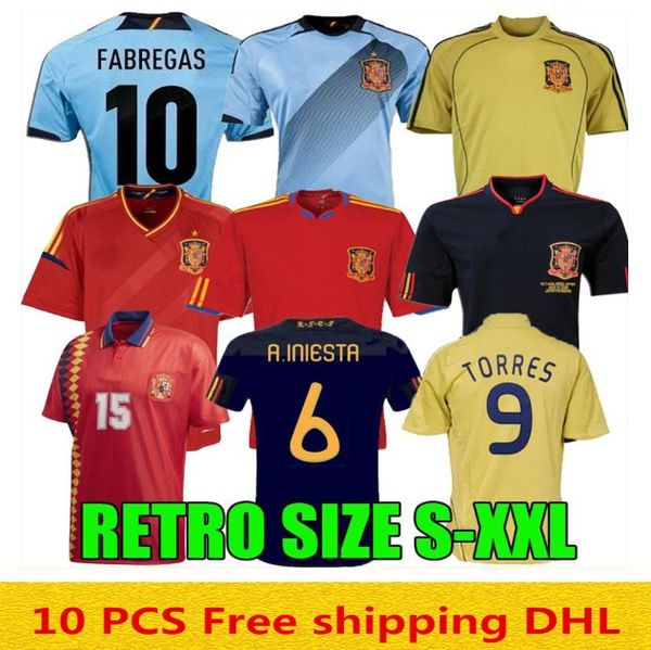 final 1994 1996 2008 2010 2012 spain retro soccer jersey fabregas xavi luis ensrique xavi alonso iniesta pique torres camiseta de fútbol, Black;yellow
final 1994 1996 2008 2010 2012 spain retro soccer jersey fabregas xavi luis ensrique xavi alonso iniesta pique torres camiseta de fútbol, Black;yellow