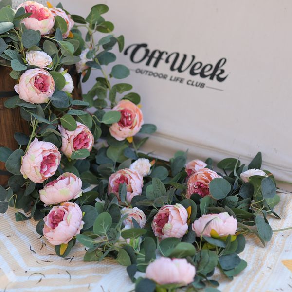 party joy fake peony rose vines artificia fowers garand vintage eucayptus hanging pant for wedding arch door party decor
party joy fake peony rose vines artificia fowers garand vintage eucayptus hanging pant for wedding arch door party decor