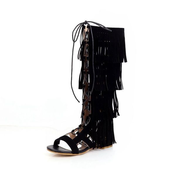 sandals sunny everest shoes women lace up 2021 summer women's large size 40-48 cross-border tassel, Black
sandals sunny everest shoes women lace up 2021 summer women's large size 40-48 cross-border tassel, Black