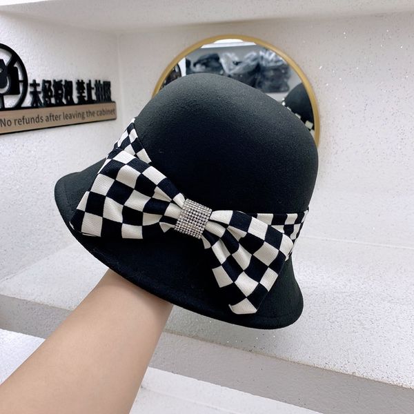 designer hats womens woolen hat plaid bow bucket hats women mens designers winter casquette fashion casual fitted cap d2109236hl, Blue;gray
designer hats womens woolen hat plaid bow bucket hats women mens designers winter casquette fashion casual fitted cap d2109236hl, Blue;gray