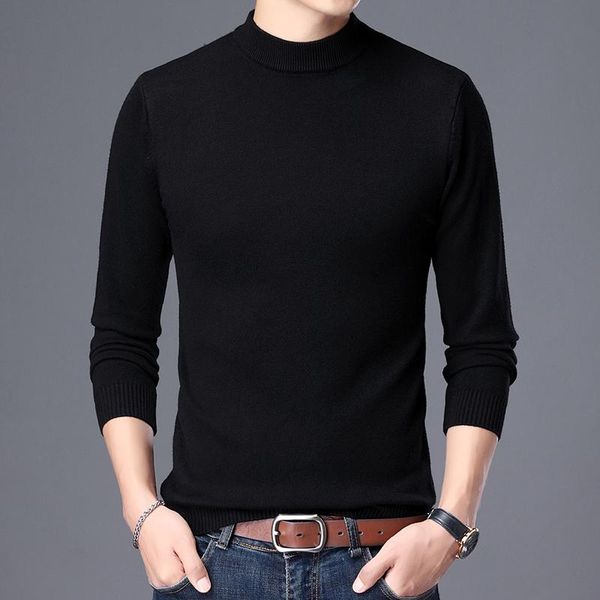 men clothing sweater 2021 autumn and winter men's thick sweater men's bottoming shirt round neck loose warm top, White;black
men clothing sweater 2021 autumn and winter men's thick sweater men's bottoming shirt round neck loose warm top, White;black