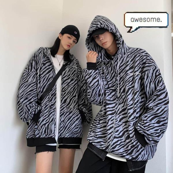 women's hoodies & sweatshirts autumn loose long zip-up sweatshirt women printed zebra oversized hoodie anime harajuku men clothes, Black
women's hoodies & sweatshirts autumn loose long zip-up sweatshirt women printed zebra oversized hoodie anime harajuku men clothes, Black
