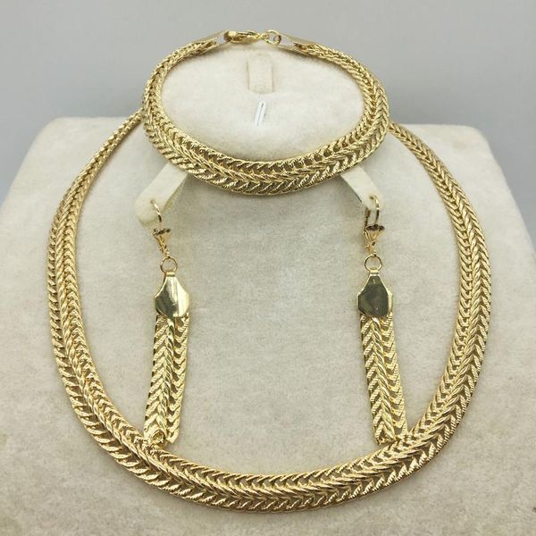 earrings & necklace the wholesale fashion jewellery set is brighter dubai gold for women's anniversary parties and birthday trips, Silver
earrings & necklace the wholesale fashion jewellery set is brighter dubai gold for women's anniversary parties and birthday trips, Silver