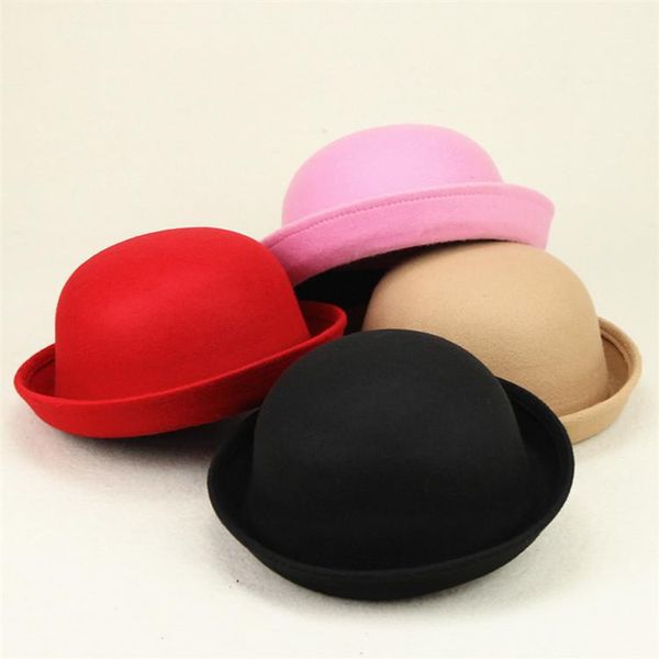 wide brim hats girl fashion colorful wool felt fedora kids bowler hat, Blue;gray
wide brim hats girl fashion colorful wool felt fedora kids bowler hat, Blue;gray