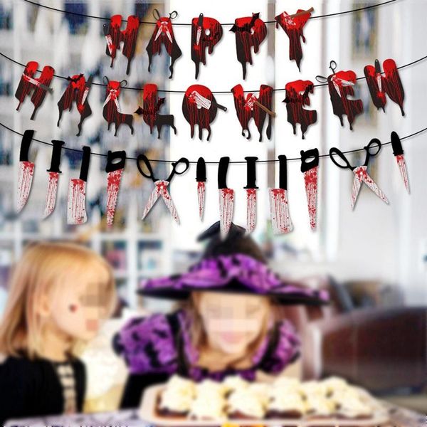 party decoration halloween flag bleeding scissors pattern horror banner ghost festival haunted house bar layout supplies
party decoration halloween flag bleeding scissors pattern horror banner ghost festival haunted house bar layout supplies