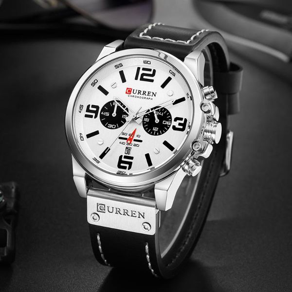 wristwatches curren mens watches men military sport wristwatch leather quartz casual watch 8314 relogio masculino, Slivery;brown
wristwatches curren mens watches men military sport wristwatch leather quartz casual watch 8314 relogio masculino, Slivery;brown