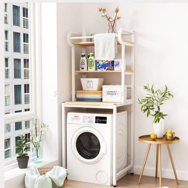 hooks & rails drum washing machine rack floor bathroom toilet shelf above the balcony storage
hooks & rails drum washing machine rack floor bathroom toilet shelf above the balcony storage