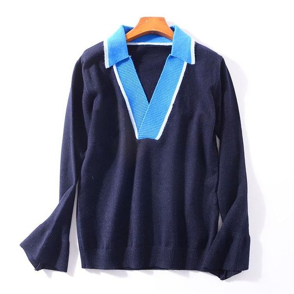 women's sweaters spring and autumn clothing 2021 v-neck pullover bell sleeve solid color warm lovely personality female, White;black
women's sweaters spring and autumn clothing 2021 v-neck pullover bell sleeve solid color warm lovely personality female, White;black
