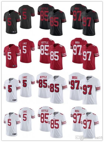 men women youth san francisco49ers85 george kittle 97 nick bosa 10 jimmy garoppolo black 5 trey lance football jerseys, Black;red
men women youth san francisco49ers85 george kittle 97 nick bosa 10 jimmy garoppolo black 5 trey lance football jerseys, Black;red